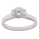 18ct White Gold 1.15ct Brilliant Cut Diamond Solitaire Ring