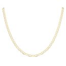 Gold Plated Silver Anchor Chain 18"