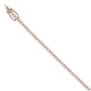 9ct White Gold Cubic Zirconia Bracelet 7"