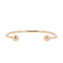 9ct Yellow Gold Plain Torque Bangle