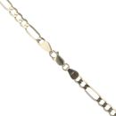 9ct Yellow Gold Figaro Chain 18"