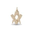 9ct Yellow Gold Masonic Pendant