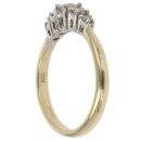 18ct Yellow Gold 0.25ct Brilliant Cut Diamond Five Stone Ring