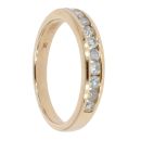 9ct Yellow Gold 0.49ct Diamond Eternity Ring by Anya Belle