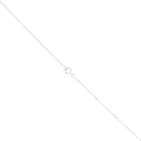 9ct White Gold Cubic Zirconia Pendant and Chain 16"