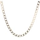 9ct Yellow Gold Curb Chain 22"