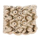 9ct Yellow Gold Four Row Keeper Ring