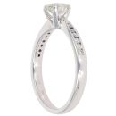 18ct White Gold 0.55ct Diamond Solitaire Ring