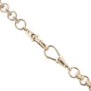 9ct Yellow Gold Patterned Fancy T-Bar Chain 22"