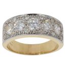 18ct Yellow Gold 2.25ct Brilliant Cut Diamond Fancy Ring