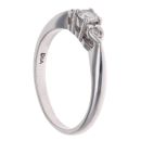 18ct White Gold 0.25ct Brilliant Cut Diamond Trilogy Ring
