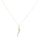 9ct Yellow Gold Horn Of Plenty Pendant and Chain 18"