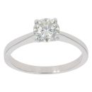 Platinum 0.85ct Diamond Solitaire Ring