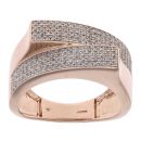 9ct Rose Gold 0.80ct Diamond Fancy Diamond Ring