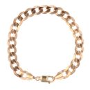 9ct Yellow Gold Curb Bracelet 8.5"