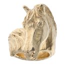 9ct Yellow Gold Horse Head Ring