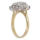 18ct Yellow Gold 2.00ct Brilliant Cut Diamond Cluster Ring