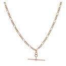 9ct Yellow Gold Figaro T Bar Chain 24"