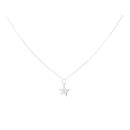 Sterling Silver Personalised Star Pendant Necklace