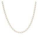 9ct Yellow Gold Curb Chain 22"