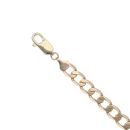 9ct Yellow Gold Curb ID Bracelet 8"