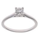 14ct White Gold 0.50ct Brilliant Cut Diamond Solitaire Ring