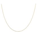 Gold Plated Silver Oval Brillantina Chain 18"