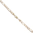 9ct Yellow Gold Figaro Chain 22"