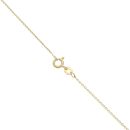 Gold Plated Silver Cubic Zirconia Heart Padlock Pendant And Chain 18"