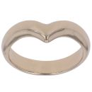 9ct Yellow Gold Plain Wishbone Ring