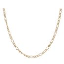 9ct Yellow Gold Figaro Chain 22"
