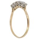 14ct Yellow Gold 0.75ct Brilliant Cut Diamond  Five Stone Ring