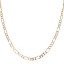 9ct Yellow Gold Figaro Chain 24"