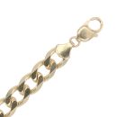 9ct Yellow Gold Curb Bracelet 8"