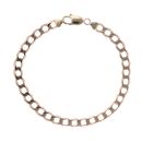 9ct Yellow Gold Curb Bracelet 9"