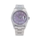 Rolex Custom Oyster Perpetual Date Pre Owned Watch Ref 15210