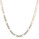 9ct Yellow Gold Figaro Chain 22"