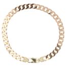 9ct Yellow Gold Curb Bracelet 9"