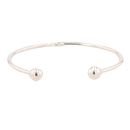 Silver Childs Torque Bangle by Icesia