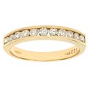 9ct Yellow Gold Diamond Eternity Ring