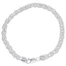 Silver Spiga Bracelet 8" By Icesia