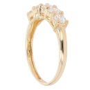 18ct Yellow Gold Cubic Zirconia Five Stone Ring