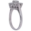 18ct White Gold 1.20ct Brilliant Cut Diamond Cluster Ring