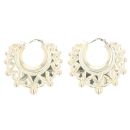 9ct Yellow Gold Gypsy Creole Earrings