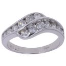 14ct White Gold 1.10ct Brilliant Cut Diamond Fancy Ring
