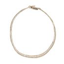 9ct Yellow White And Rose Gold Watch Strap Style Bracelet 7"