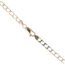 9ct Yellow Gold Square Curb Chain 20"