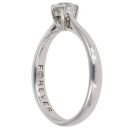 Palladium 0.37ct Diamond Solitaire Ring