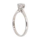 9ct White Gold 0.50ct Brilliant Cut Diamond Solitaire Ring