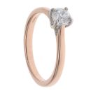 18ct Rose Gold 0.50ct Diamond Solitaire Ring